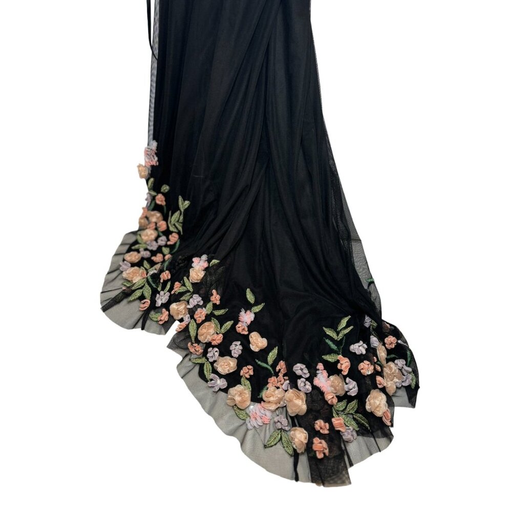 Mac Duggal 9236 One Shoulder Trapeze Embellished High Low Gown Size 10 MSRP $698 - Picture 8 of 13